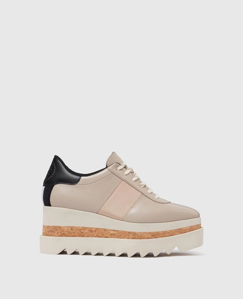 Stella McCartney Stella McCartney - Sneak-Elyse Platform Trainers, Woman, Beige, Size: 36 1