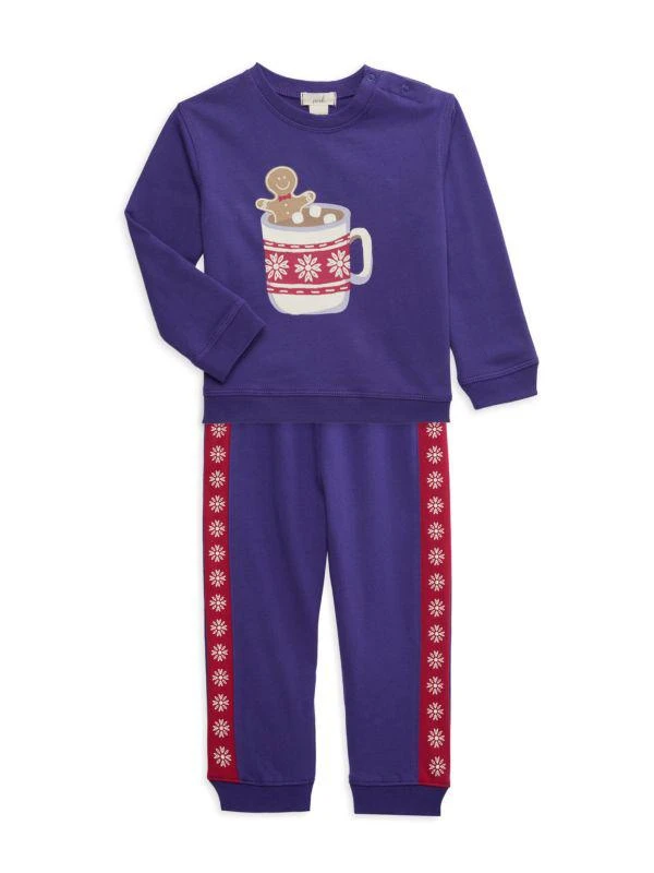 PEEK Baby Boy's 2-Piece Graphic Sweatshirt & Joggers Set 1