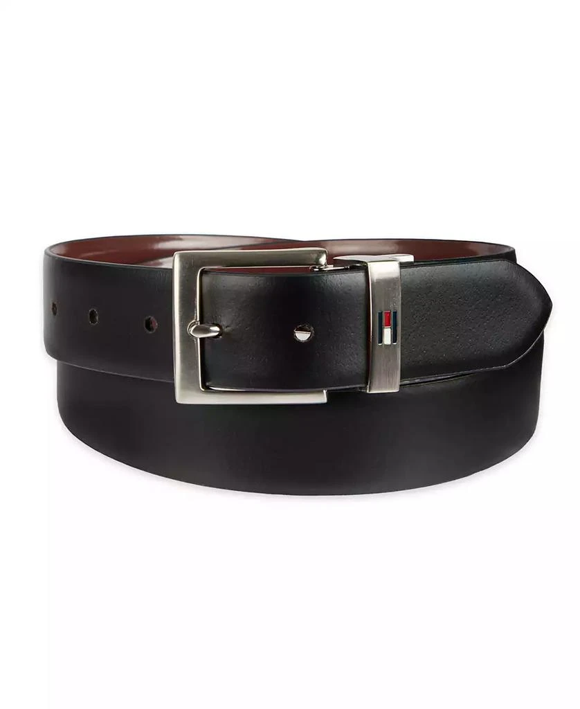Tommy Hilfiger Men's Two-in-One Reversible Leather Dress Belt 2