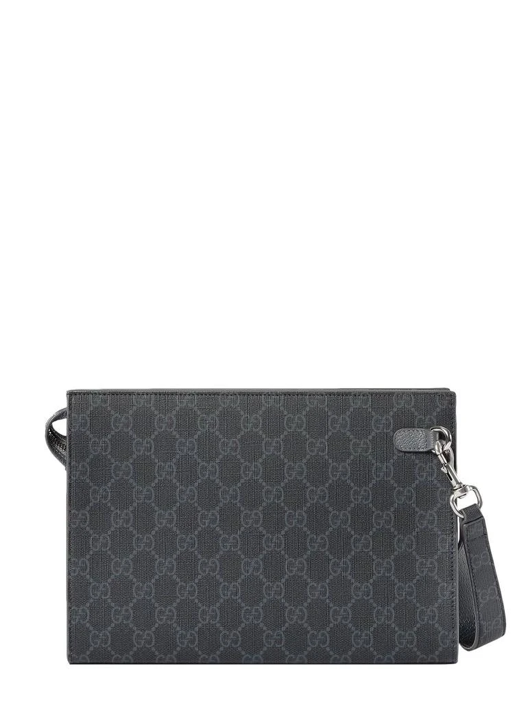 Gucci Gucci GG Detailed Zipped Clutch Bag 2
