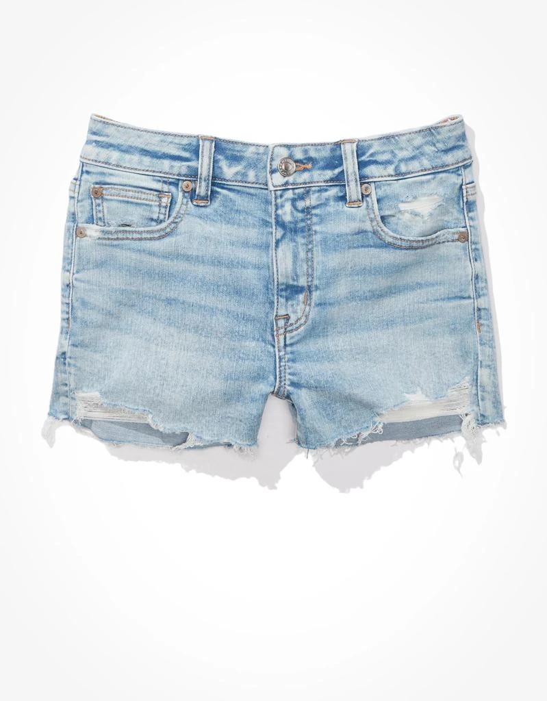 AE AE Next Level High-Waisted Denim Short Short 3