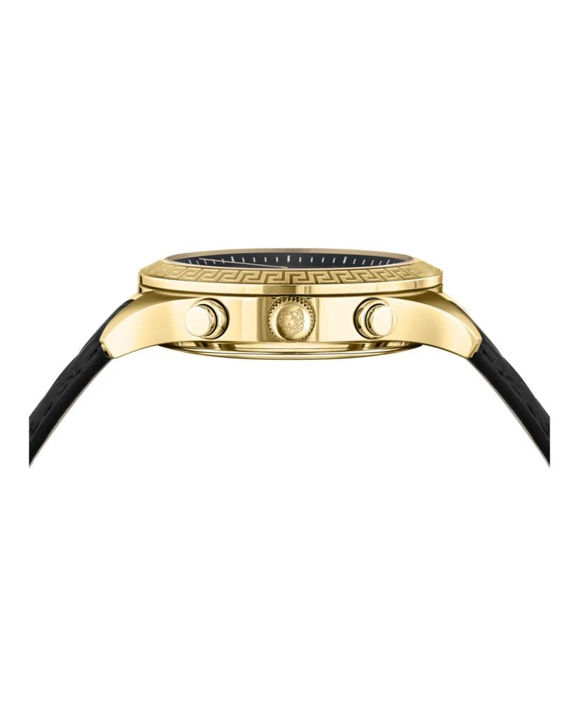Versace Greca Chrono Leather Watch 2