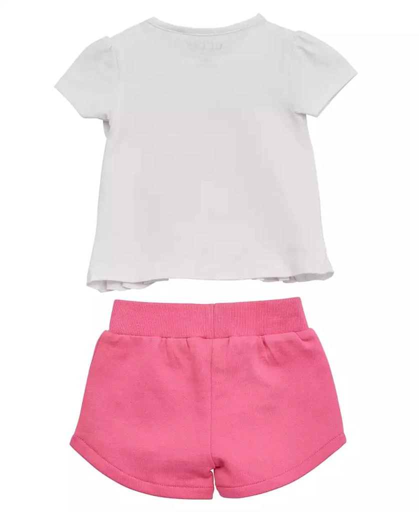 GUESS GUESS Baby Girls Short Sleeve Top and Short Set 6