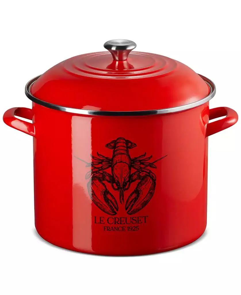 Le Creuset Enamel-on-Steel 20-Qt. Covered Lobster Seafood Stockpot