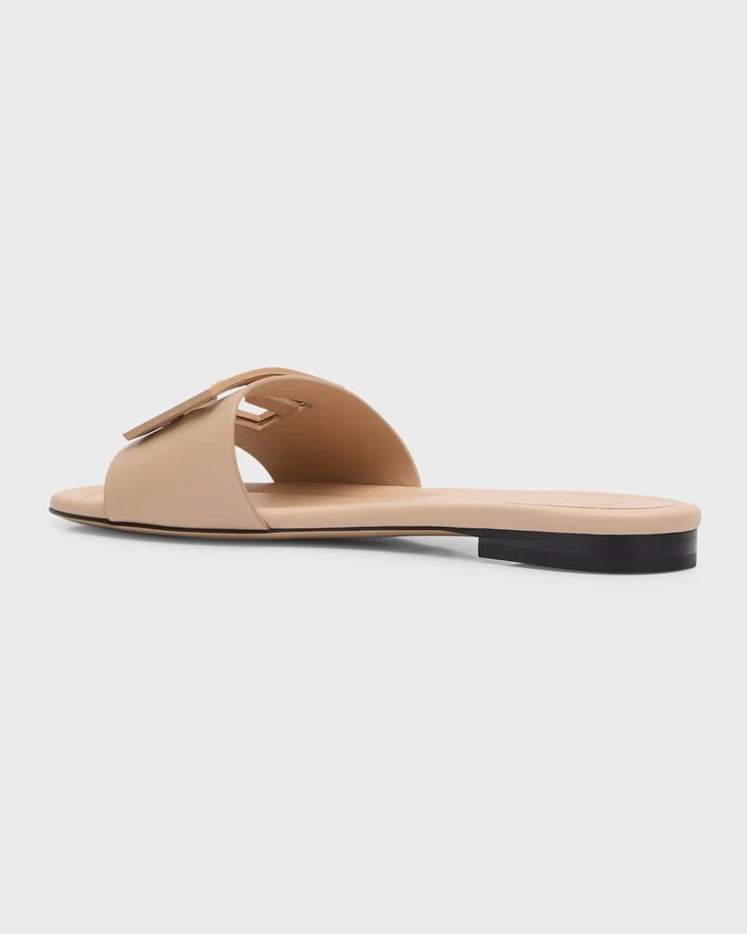 Fendi Baguette FF Tube Medallion Flat Sandals 5