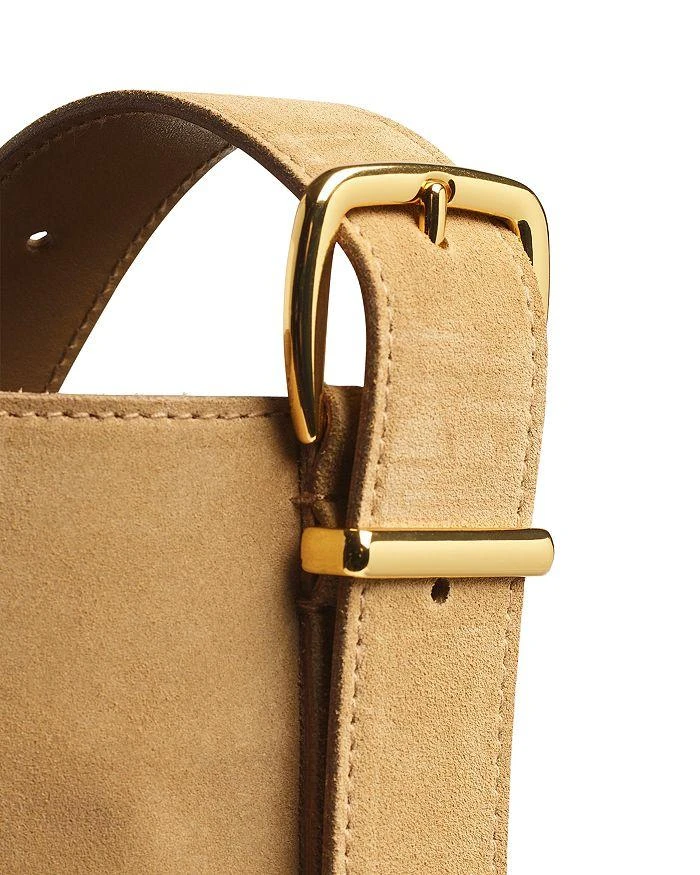 Madewell The Essential Bucket Tote in Suede 4