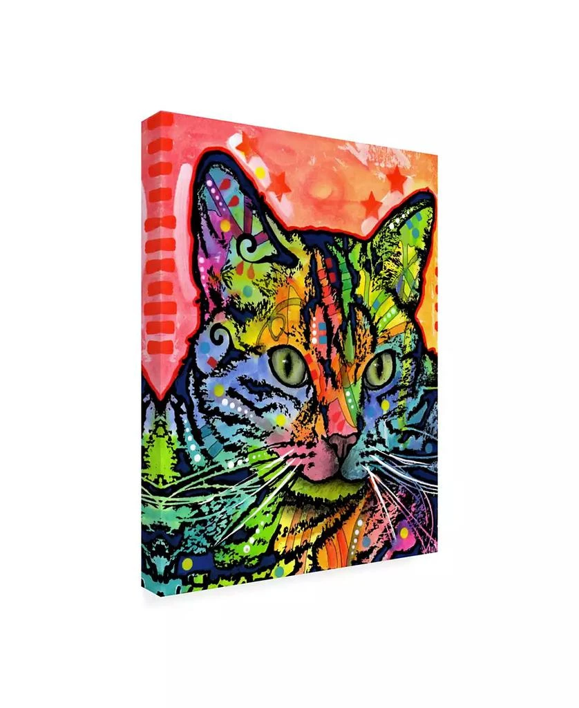 Trademark Global Dean Russo Cat Abstract Color Canvas Art - 15.5" x 21" 2
