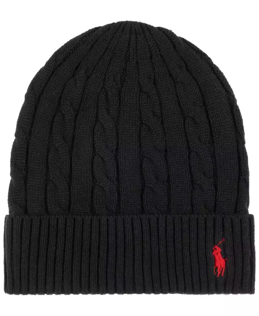 Ralph Lauren Men's Cashmere Cable Beanie 1