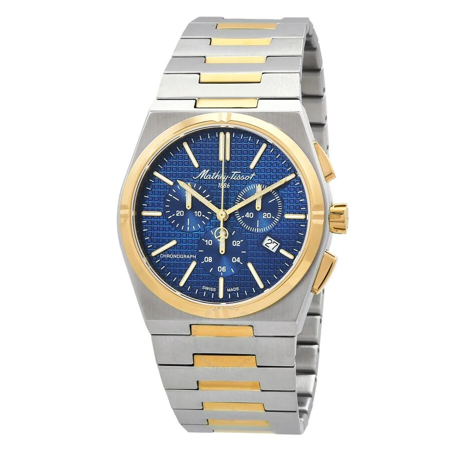 Mathey-Tissot Zoltan Chrono Chronograph Quartz Blue Dial Men's Watch H117CHBBU 1