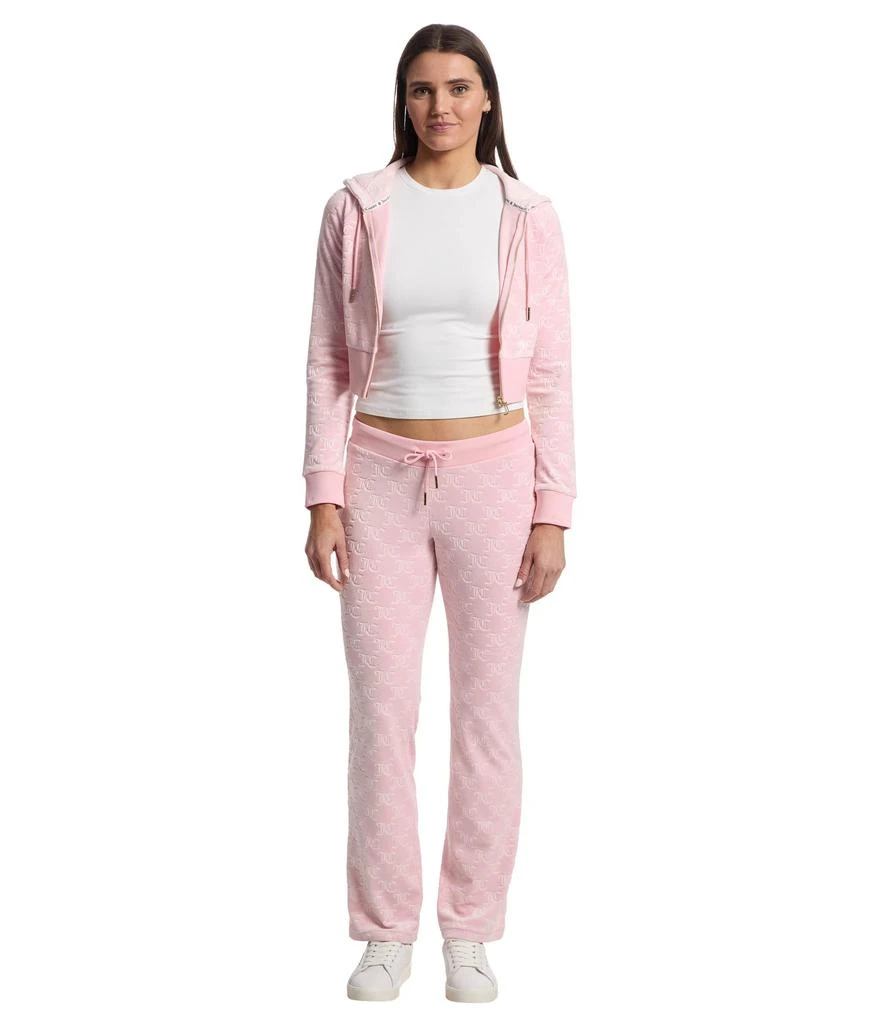 Juicy Couture Embossed Velour Track Pants 5