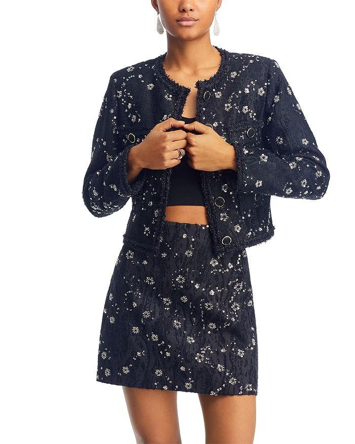 Milly Phoebe Floral Beaded Jacket 1