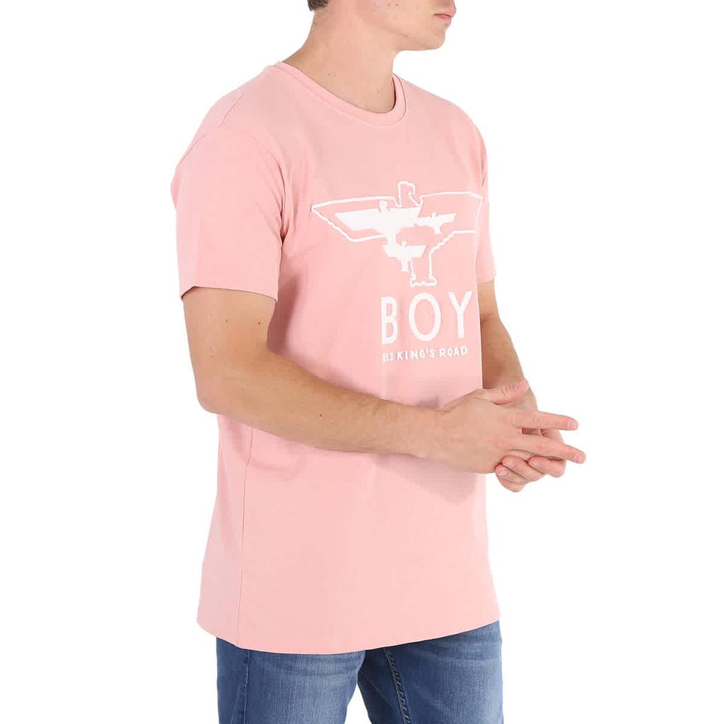 BOY LONDON Pink Cotton Boy Myriad Eagle T-shirt