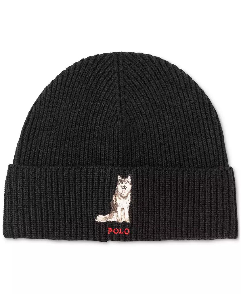 Ralph Lauren Men's Husky Dog Beanie