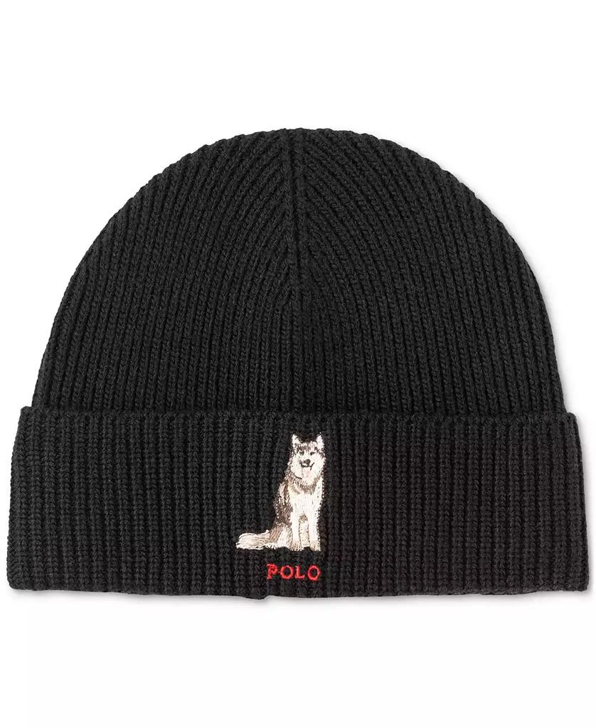 Polo Ralph Lauren Men's Husky Dog Beanie 1