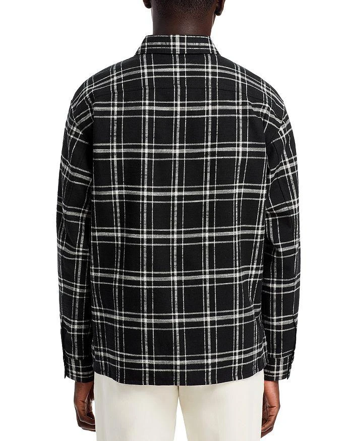 FRAME Plaid Regular Fit Overshirt 4