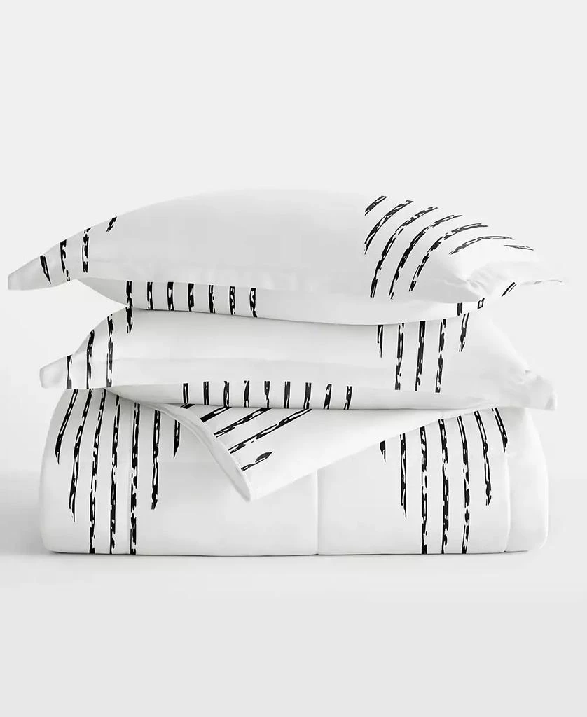 IENJOY HOME Ultra Soft Diamond Stripe 3-Pc. Comforter Set 5