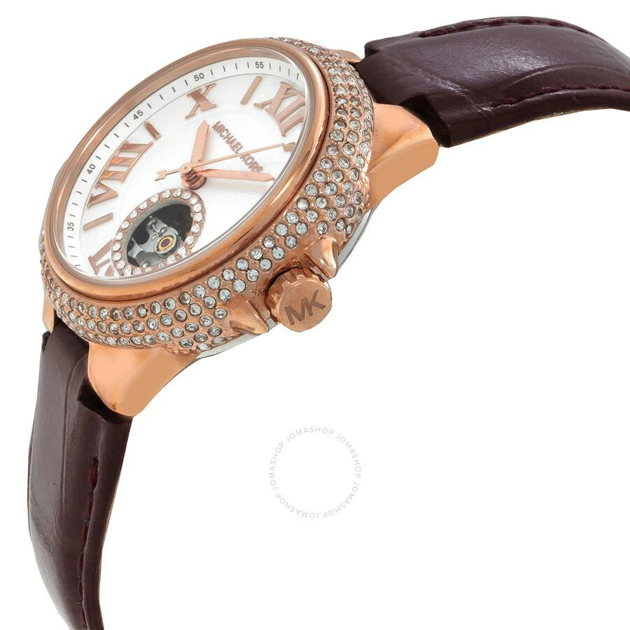 Michael Kors Camille Automatic Crystal White Dial Ladies Watch MK9052 2