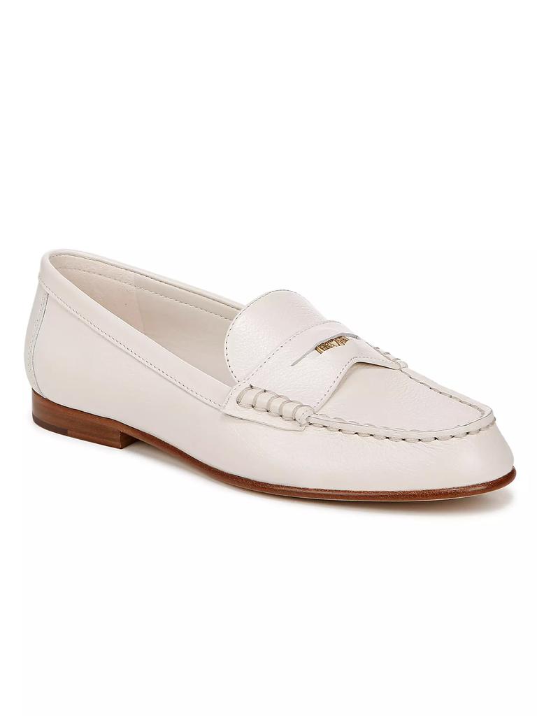 Veronica Beard Penny-2 Leather Slip-On Loafers