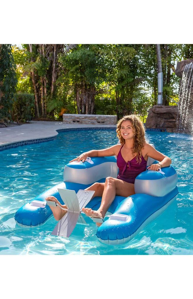 PoolCandy Pedal Runner Foot Powered Deluxe Pool Lounger 4