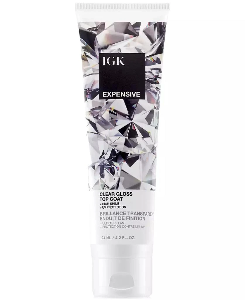 IGK Hair Expensive Clear Gloss Top Coat, 4.2 oz. 1