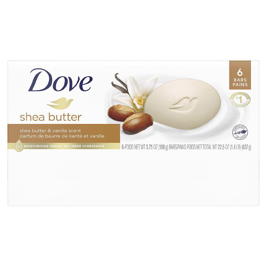 Dove Gentle Skin Cleanser Beauty Bar Shea Butter