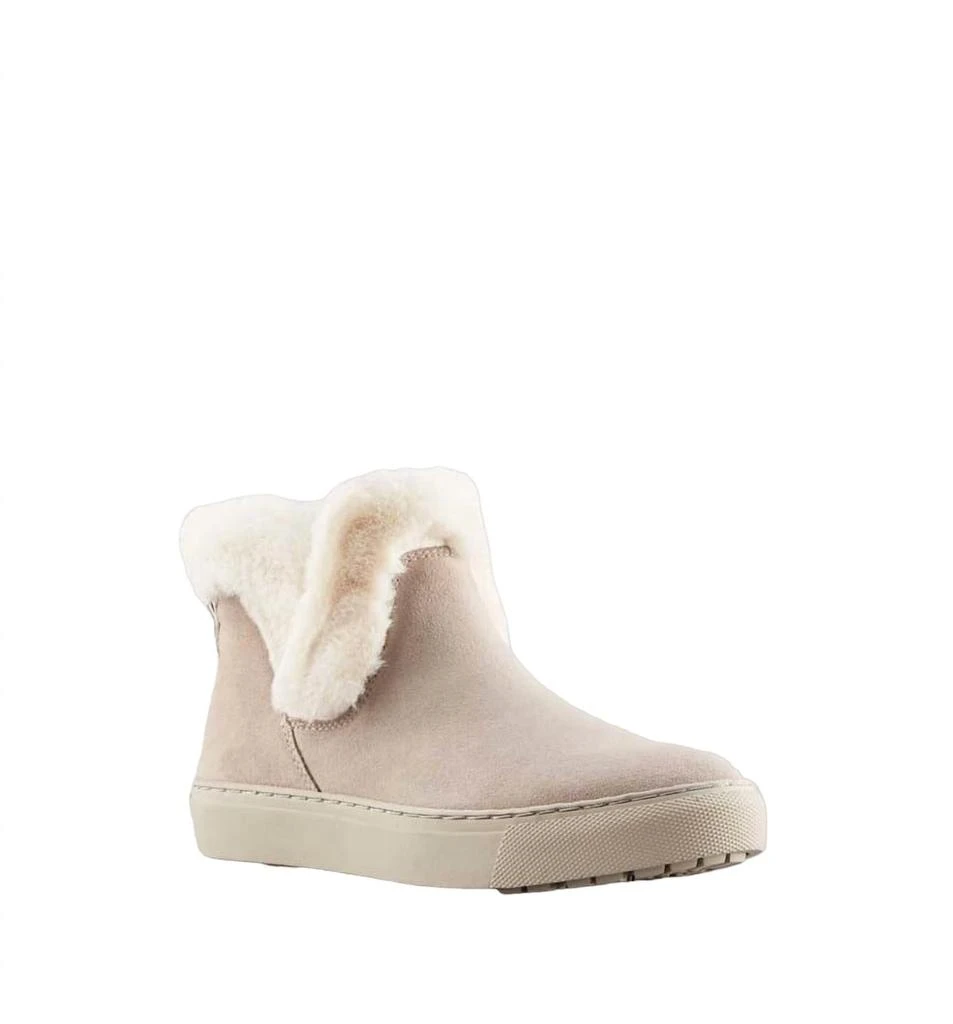 Cougar Women's Duffy Suede Waterproof Winter Sneaker In Mushroom 2