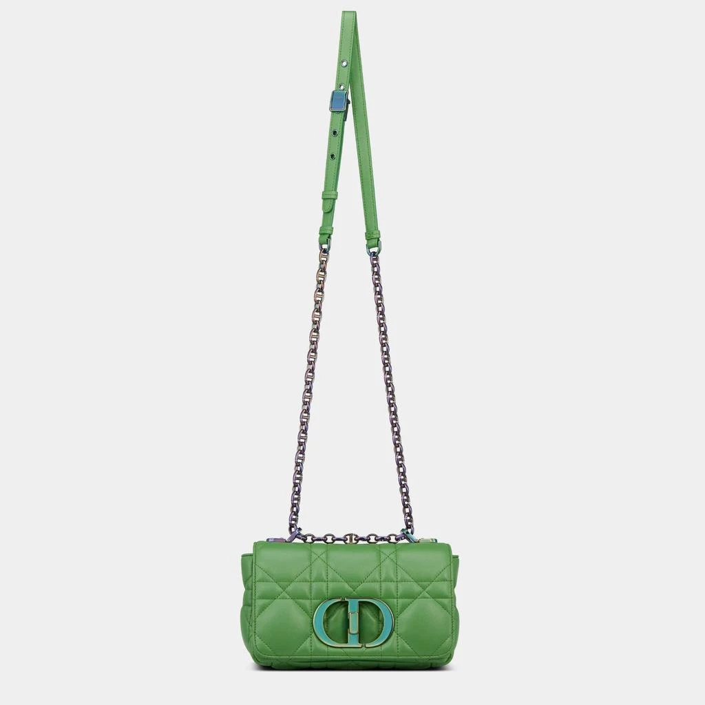 Dior Christian Dior Green calfskin Small Dior Caro Bag 2