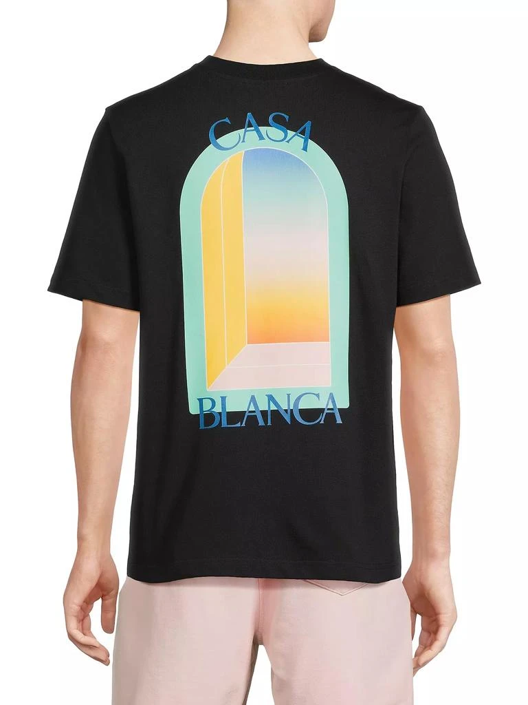 Casablanca Arch Cotton T-Shirt 5