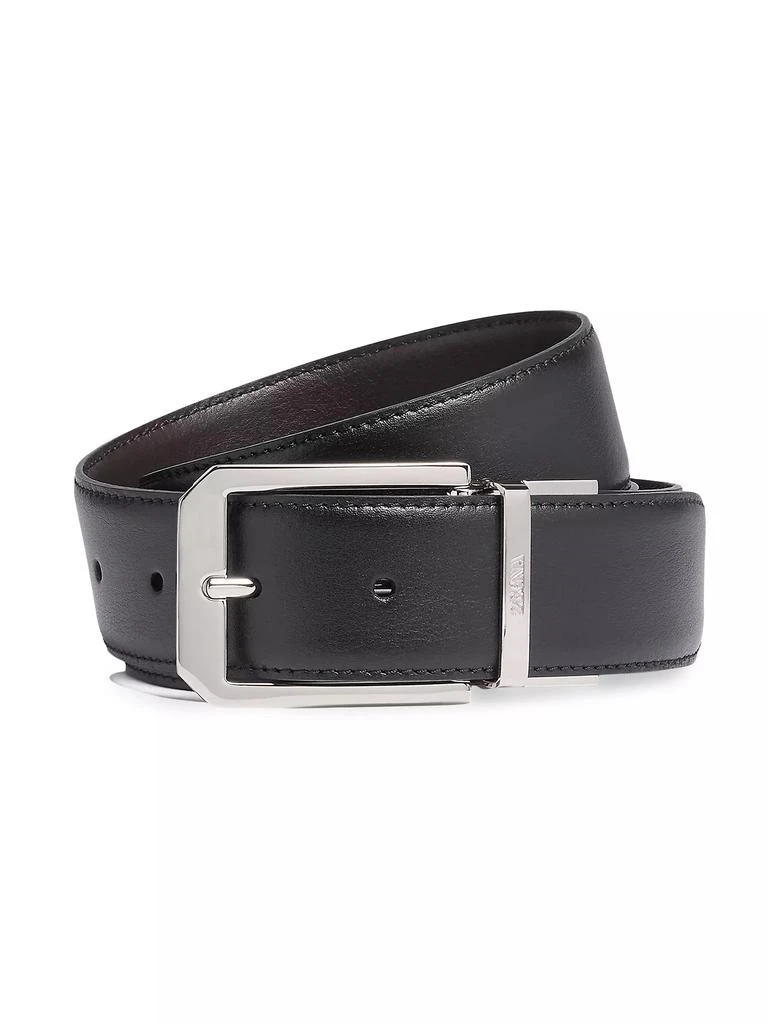 Zegna Reversible Leather Belt 1