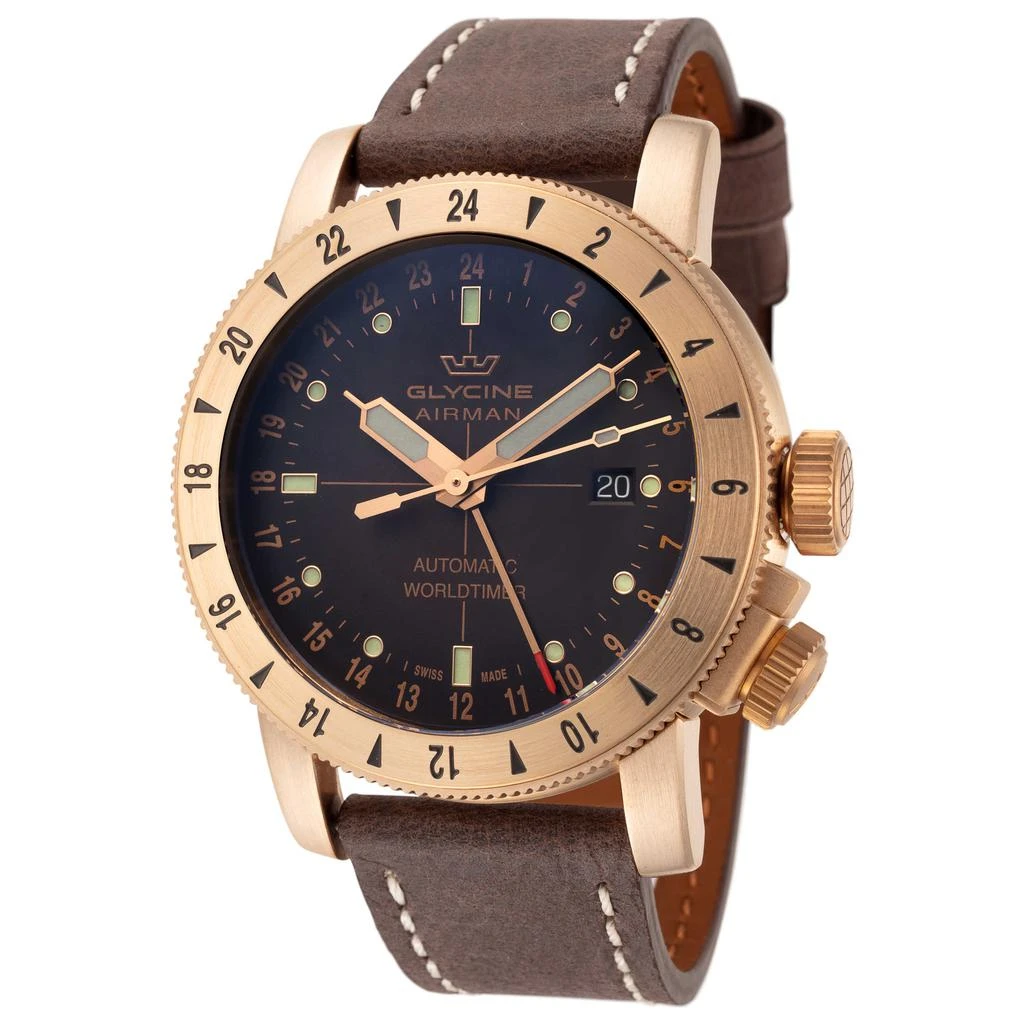 Glycine Glycine Airman 44 Bronze GMT Men's Watch GL0166