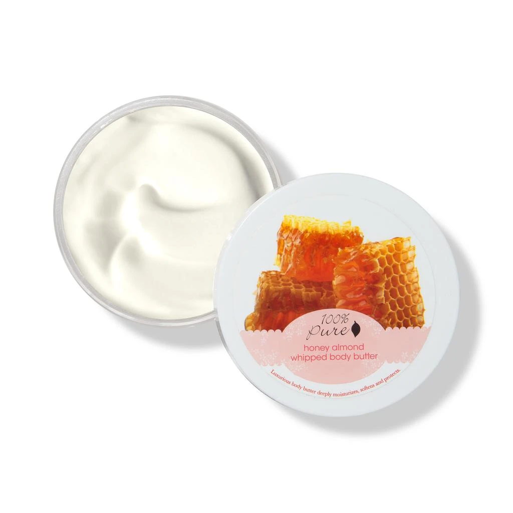 100% Pure Honey Almond Whipped Body Butter 1