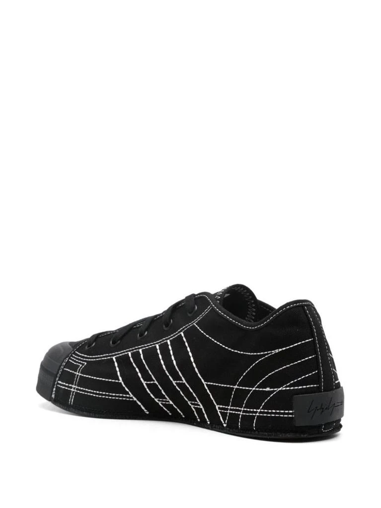 Y-3 Y-3 Adidas Nizza Low Leather Sneakers 4