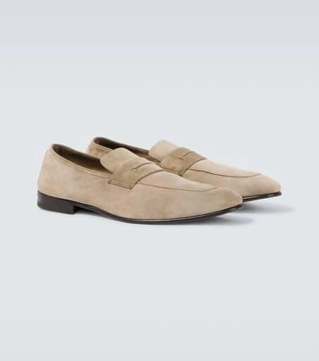 Zegna L'Asola suede penny loafers 5