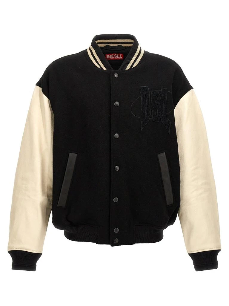 Diesel Diesel L-Nyman Panelled Bomber Jacket 1