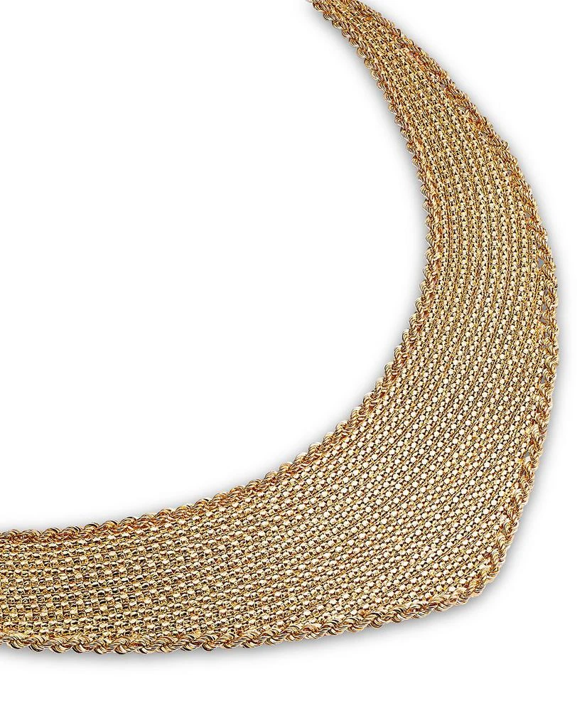 Alberto Amati 14K Yellow Gold Mesh Rope Necklace, 17" 3