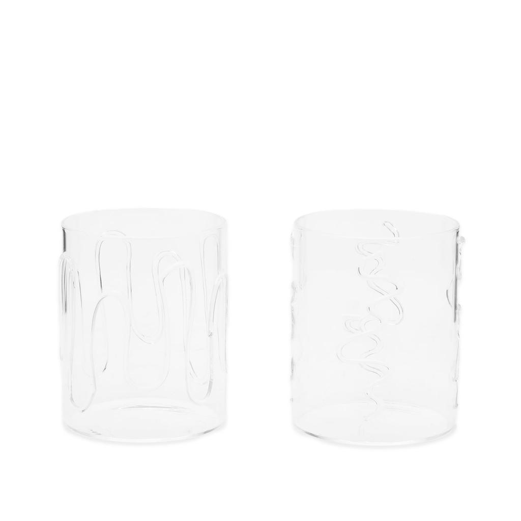 Ferm Living ferm LIVING Doodle Glasses Tall - Set of 2