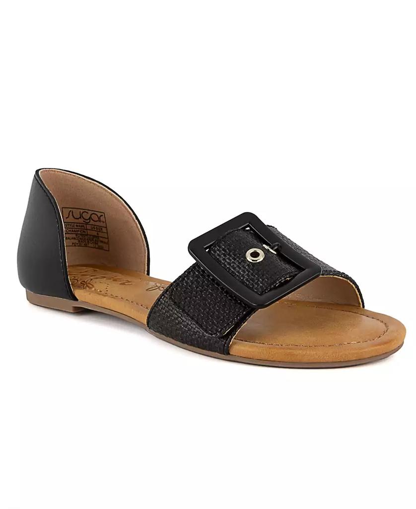 Sugar Women's Champion Raffia Flat Sandals