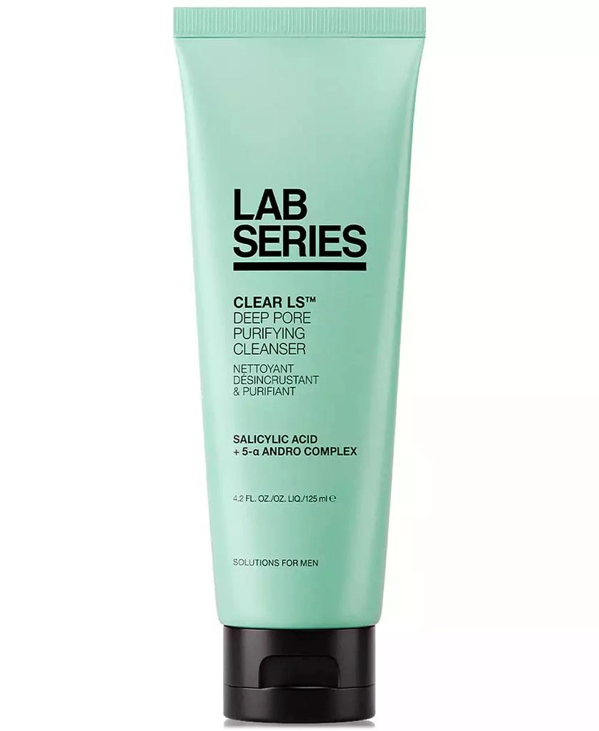 Lab Series Skincare for Men Clear LS Deep Pore Purifying Cleanser, 4.2 oz. 1