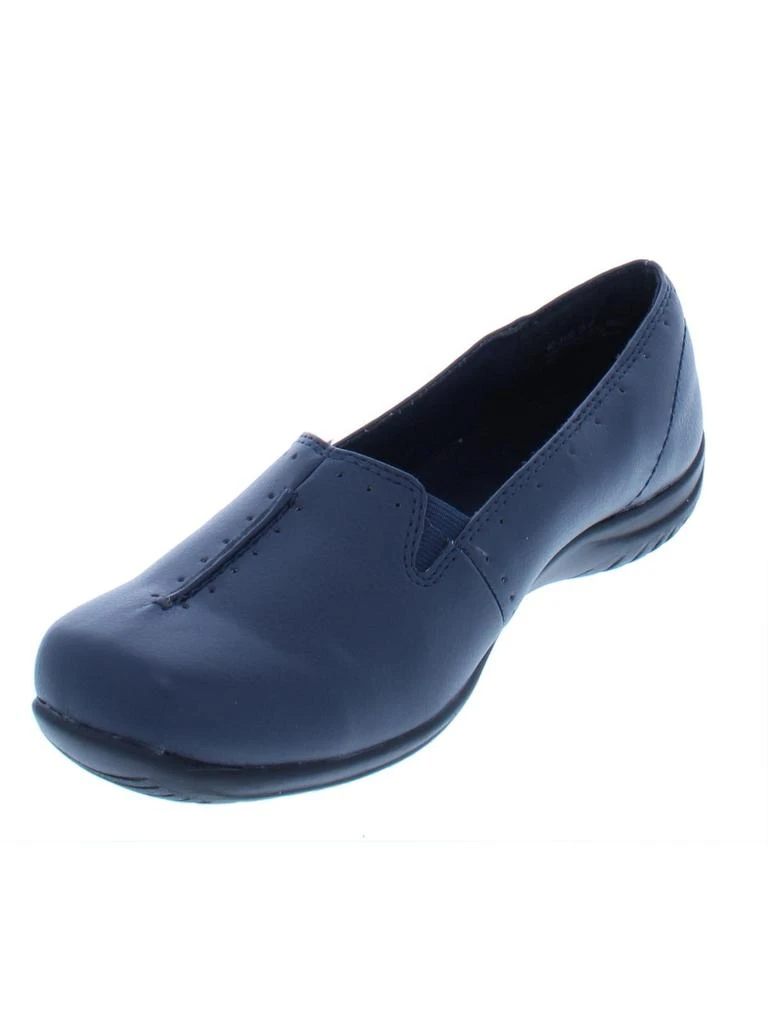 Easy Street Purpose Womens Faux Leather Square Toe Loafers 4