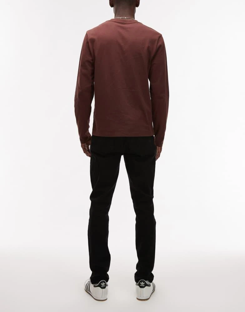 Topman Topman stretch skinny jeans in black 2