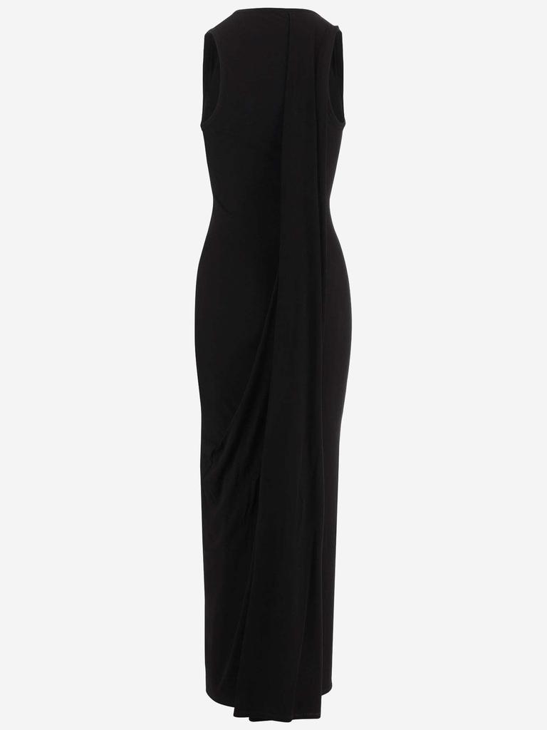 Balenciaga Stretch Viscose Long Dress