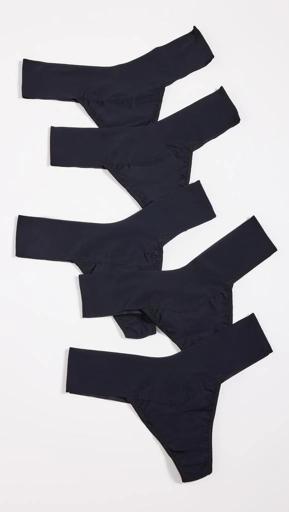 Hanky Panky Breathe Natural Thong 5 Pack 1