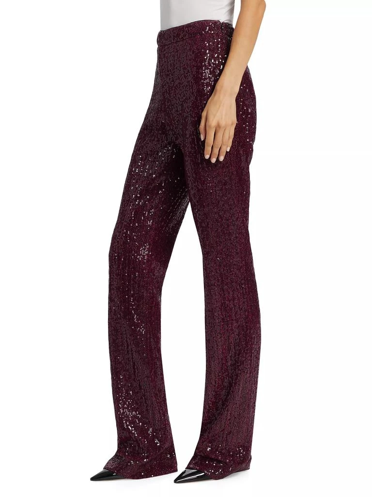 Badgley Mischka Sequined Straight Trousers 4