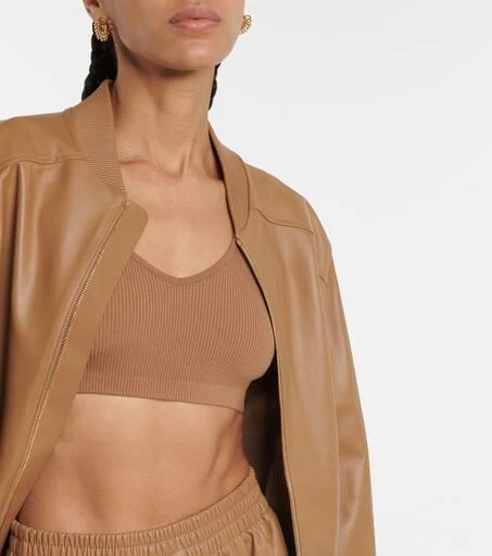 Zeynep Arçay Ribbed-knit crop top 4