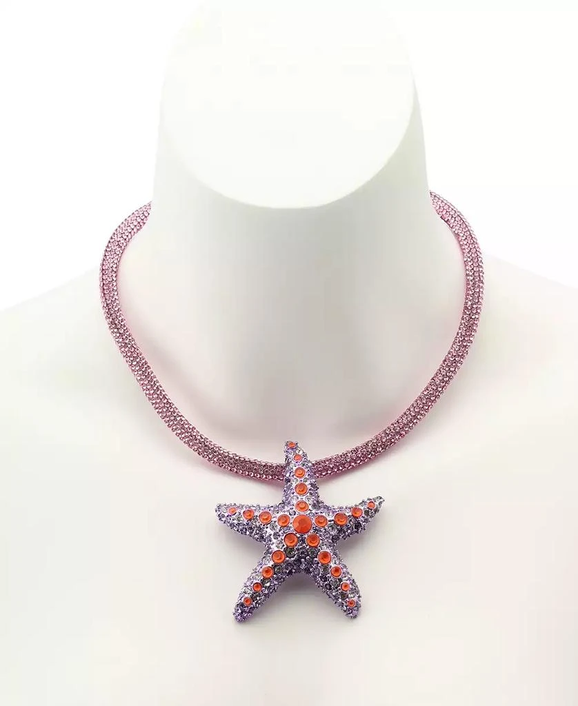 Betsey Johnson Mermaid Jewels Starfish Pendant Rope Necklace 3