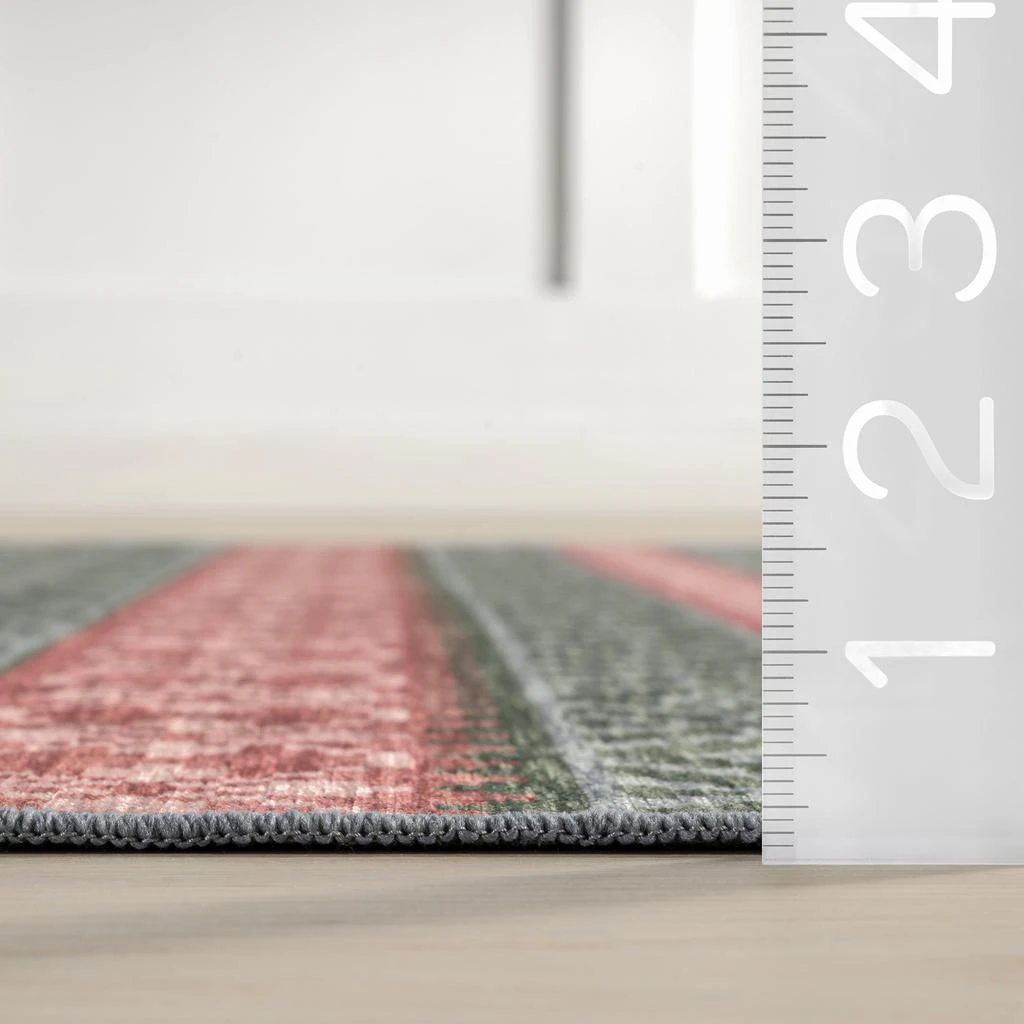 nuLOOM Nuloom Ellasandra SplashGuard Graphic Machine Washable Area Rug 5