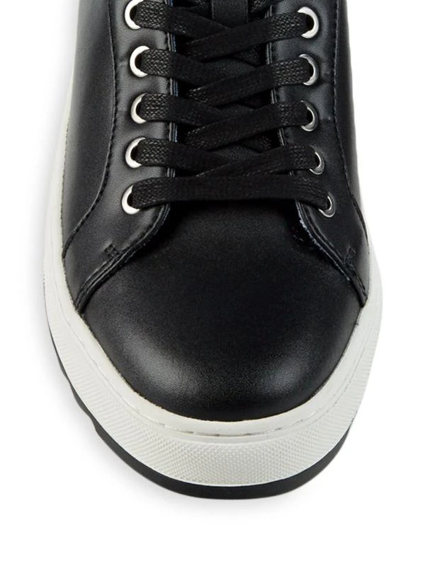 Karl Lagerfeld Paris Sawtooth Leather Sneakers 5
