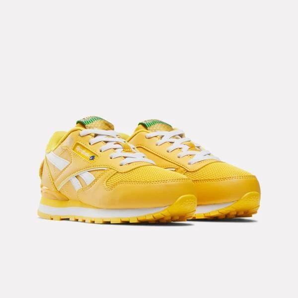 Reebok Reebok x Sonic 3 Classic Leather Step 'N' Flash Shoes - Preschool 3