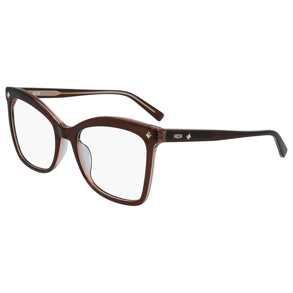 MCM MCM Women's Eyeglasses - Brown Acetate Cat-Eye Full-Rim Frame | MCM2707 210 1