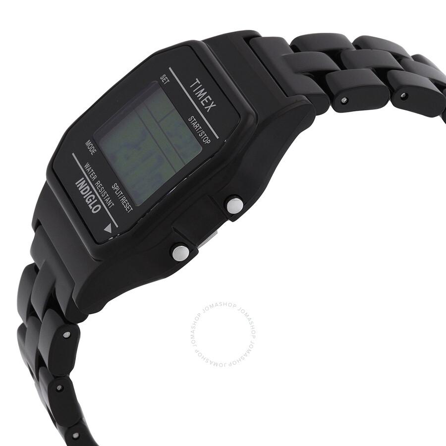 Timex Classic Quartz Digital Black Dial Watch TW2V20000